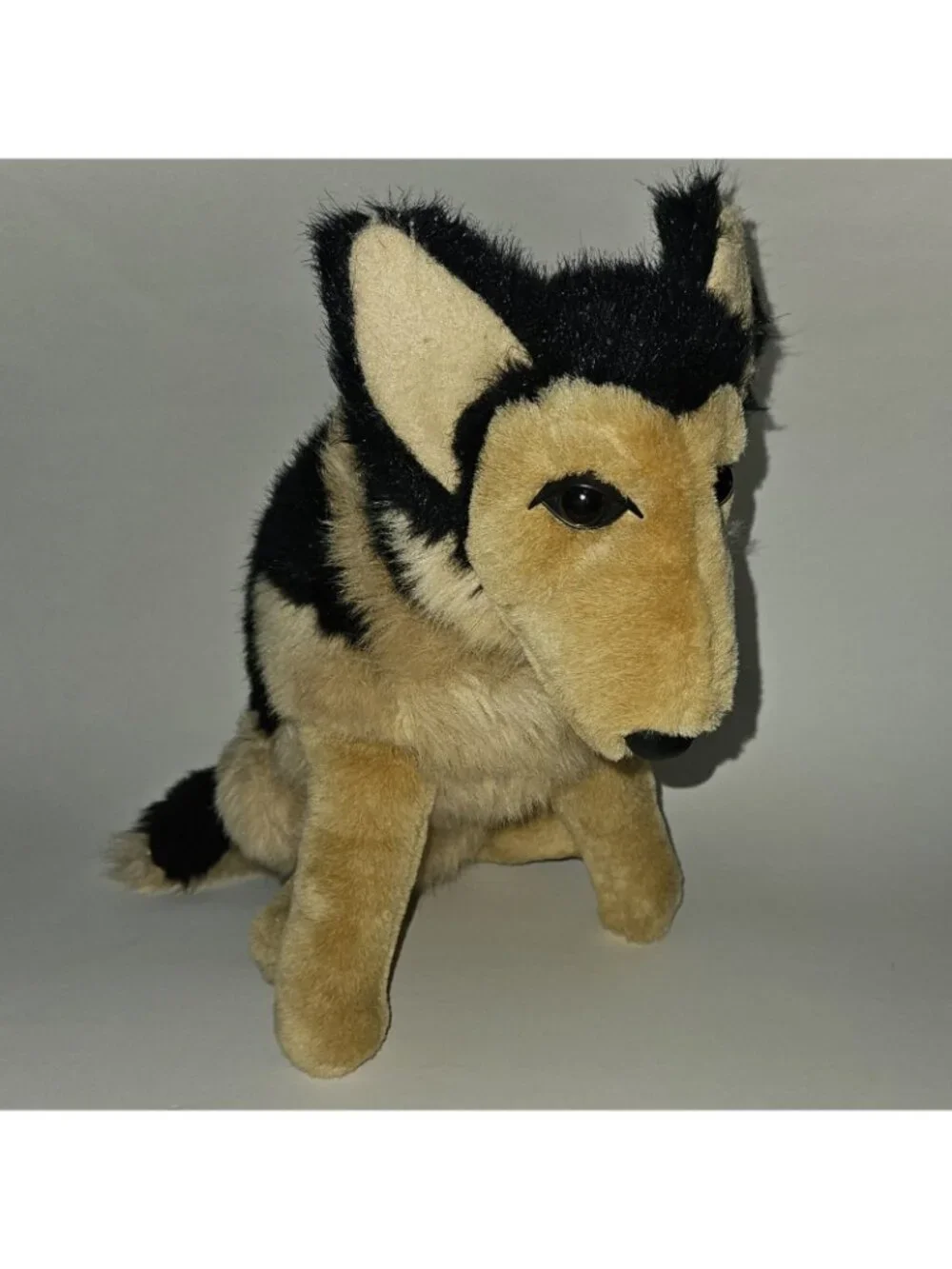 VTG 1992 Geoffrey Toys R Us Brown Black Dog Plush Realistic 11